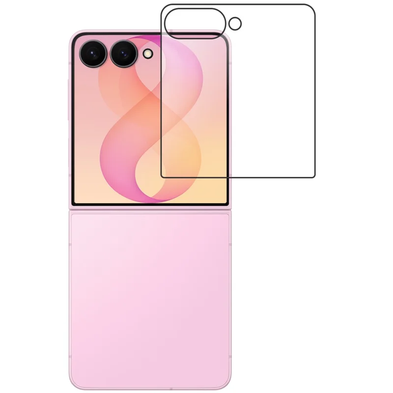 For Samsung Galaxy Z Flip8 Screen Protector 2.5D HD Tempered Glass Film (Not Complete Coverage) - Transparent