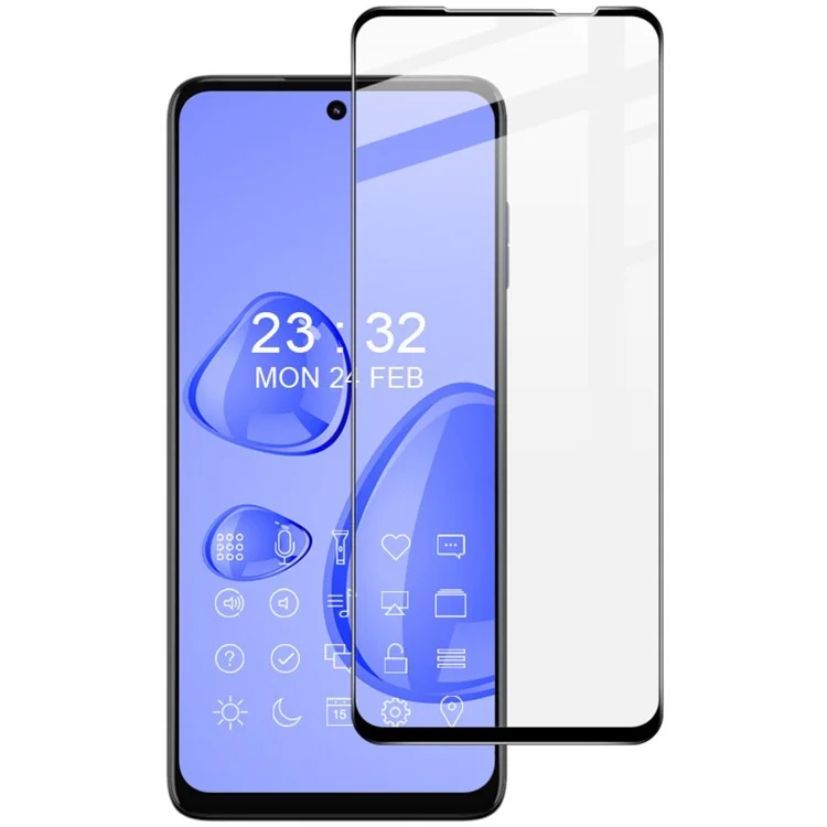 IMAK Pro+ Series для Motorola Moto G73 5G Взрывозащищенный HD Clear закаленное стекло Full Screen Protector Устойчивый к царапинам пленка для экрана телефона
