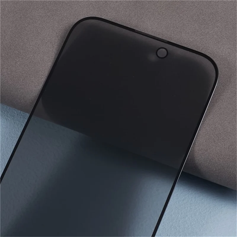 For iPhone 18 Pro Max Anti-Peep Screen Protector Tempered Glass Full Covering Silk Printing Side Glue Film - 4