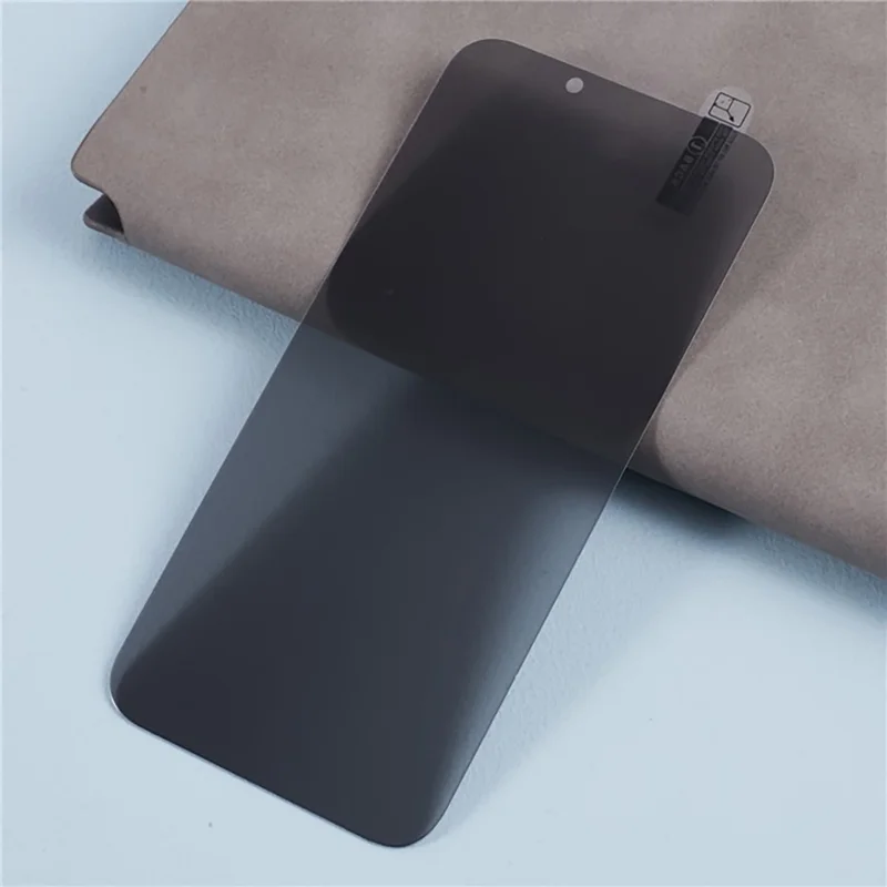 For iPhone 18 2.5D Arc Edge Anti Spy Full Screen Protector Full Glue High Aluminium-silicon Glass Film - Black - 5