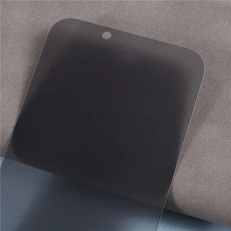 For iPhone 18 2.5D Arc Edge Anti Spy Full Screen Protector Full Glue High Aluminium-silicon Glass Film - Black - 7