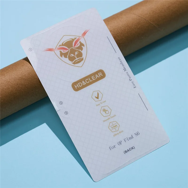 1 Set For Oppo Find N6 5G Screen Protector Inside + Front + Back Cover Clear TPU Film - Transparent