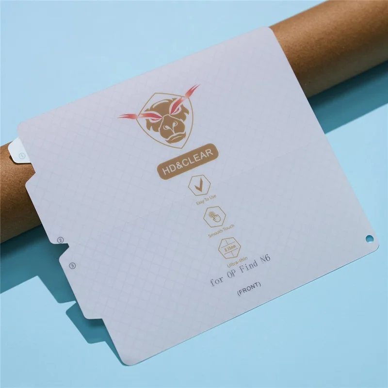 1 Set For Oppo Find N6 5G Screen Protector Inside + Front + Back Cover Clear TPU Film - Transparent