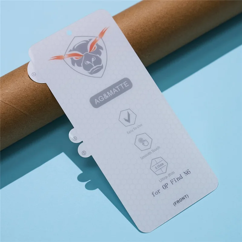 1 Set per Oppo Find N6 5G Protettore Schermo Interno + Anteriore + Posteriore Pellicola TPU Opaca - Opaco
