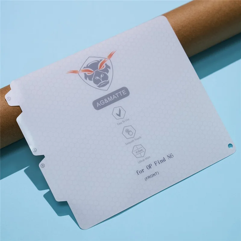 1 Set per Oppo Find N6 5G Protettore Schermo Interno + Anteriore + Posteriore Pellicola TPU Opaca - Opaco
