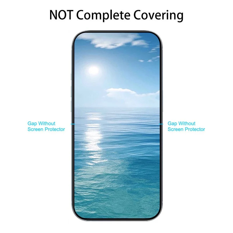 Защитная пленка для экрана Google Pixel 11 Pro Fold, закаленное стекло толщиной 0,3 мм с закругленными краями, не полное покрытие — прозрачное