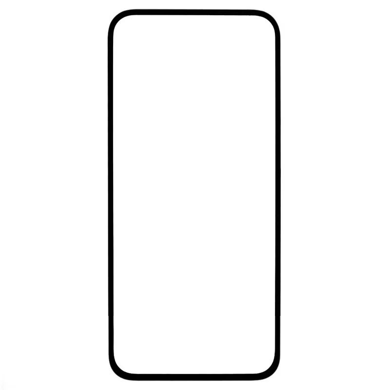 Защитная пленка для Google Pixel 11 Pro Fold, с силиконовым напылением, полное покрытие, закаленное стекло — черный край