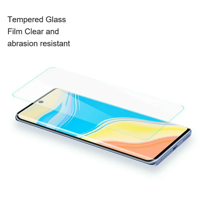 AMORUS for Honor X6e 4G High Aluminum-silicon Glass Film 2.5D Arc Edge Screen Protector, NOT Complete Covering - Transparent