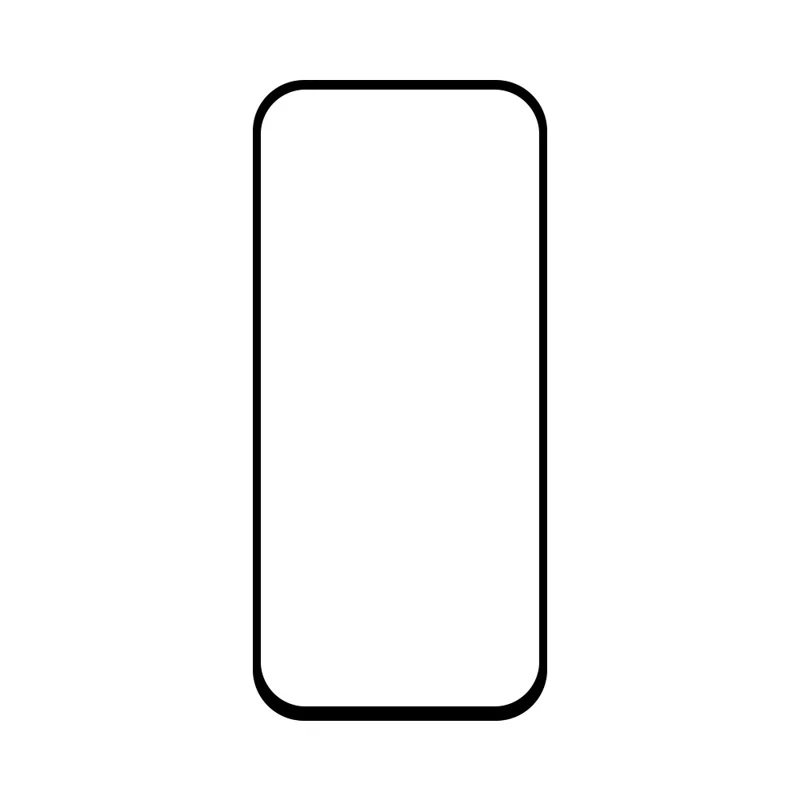 Protecteur d'écran intégral pour Google Pixel 11a, film clair HD à colle totale avec impression silk, - Noir