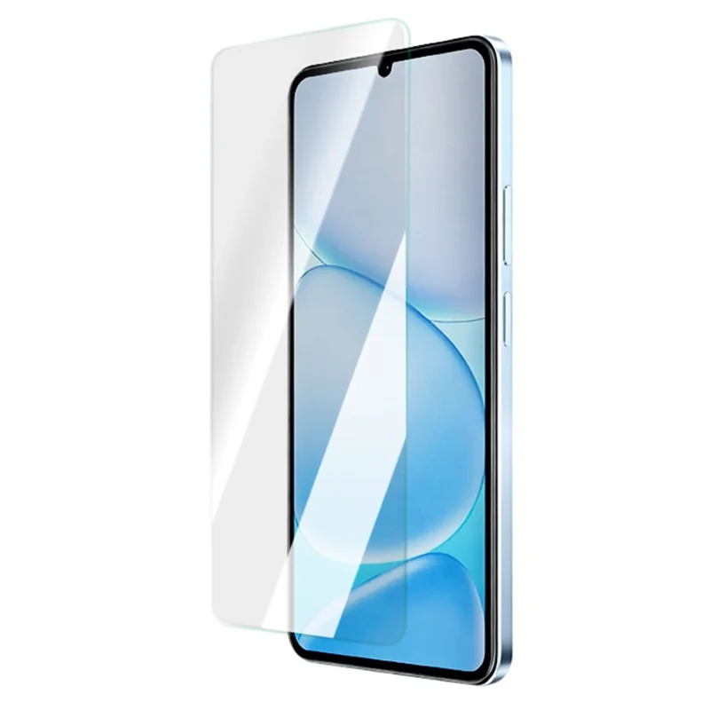 LEREACH For Realme Note 80 4G / Note 60 / Note 60x 4G Tempered Glass Full Screen Protector Anti-Fingerprint Film with Dust-Free Installation Tool - Transparent