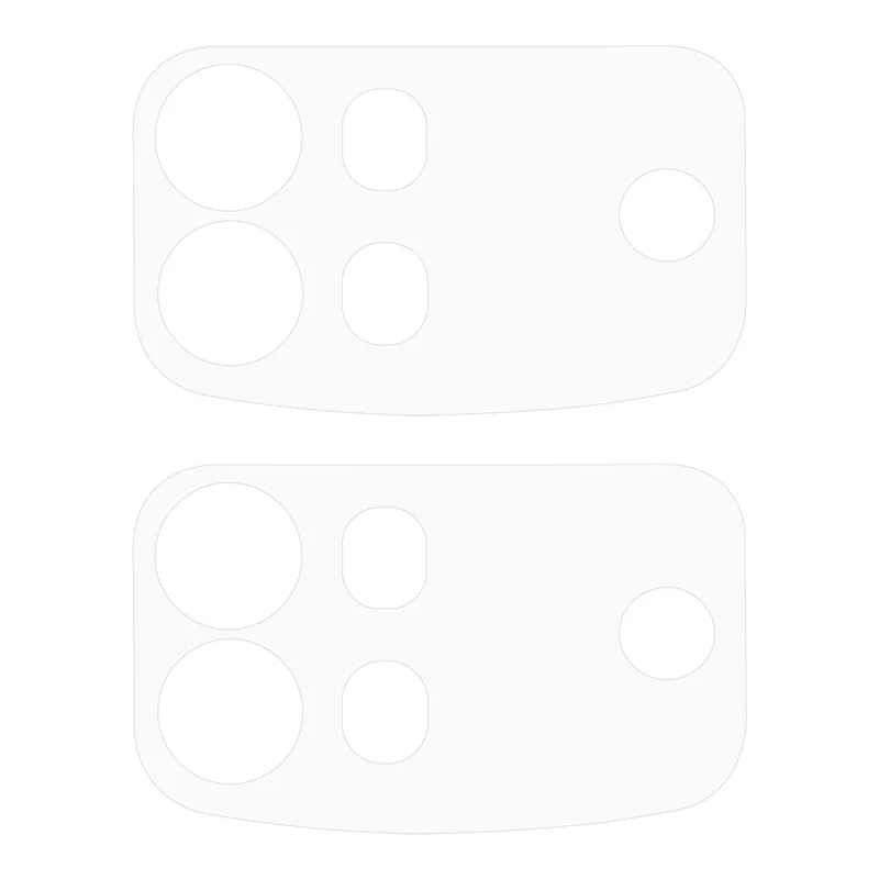 2PCS For Oppo A7 Pro Max 5G Camera Lens Protector 2.5D Tempered Glass Lens Film - Transparent