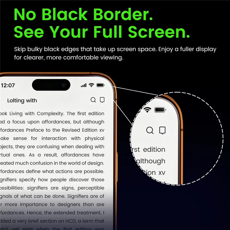 PANDASHIELD 3Pcs Screen Protectors for iPhone 18 Pro Max / 17 Pro Max / 16 Pro Max , Anti-Reflection Tempered Glass Clear Film - Transparent - 4