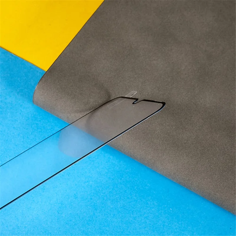 For Xiaomi Redmi A7 4G Full Screen Protector Silk Printing Full Glue HD Clear Screen Film - Black