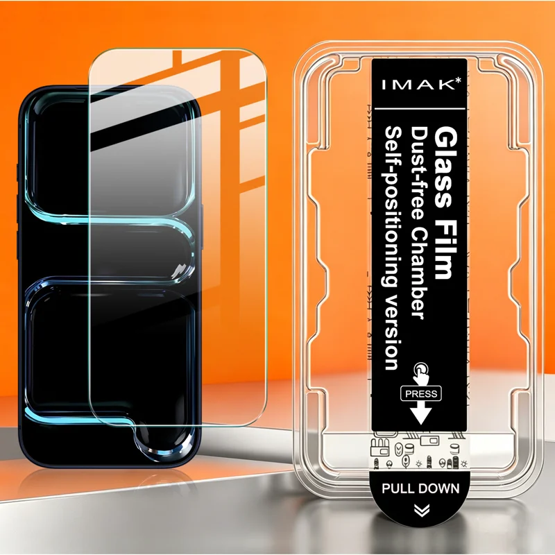 IMAK for iPhone 18 Pro Max H Series Tempered Glass Screen Protector Film with Dust-free Installation Tool - Transparent - 4