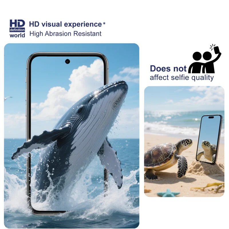 IMAK for iPhone 18 Pro Max H Series Tempered Glass Screen Protector Film with Dust-free Installation Tool - Transparent - 6