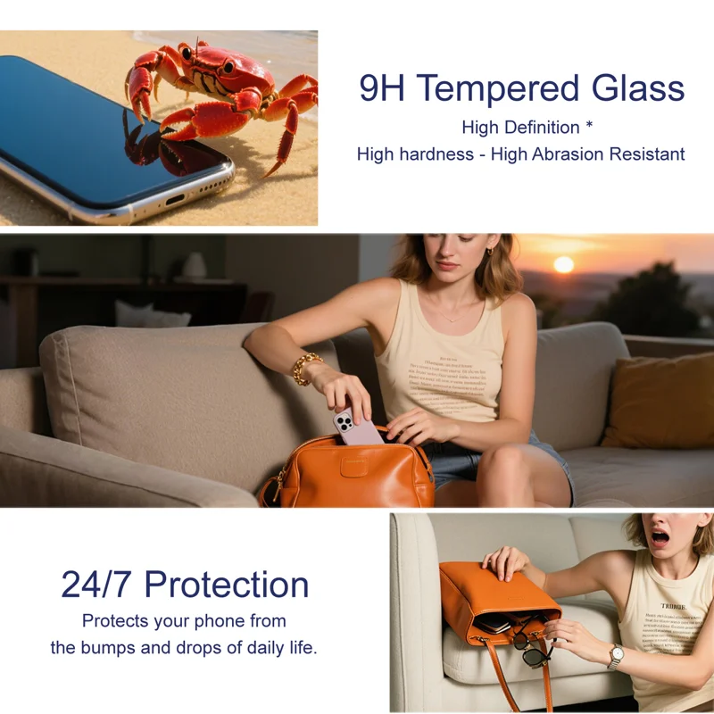 IMAK for iPhone 18 Pro Max H Series Tempered Glass Screen Protector Film with Dust-free Installation Tool - Transparent - 8