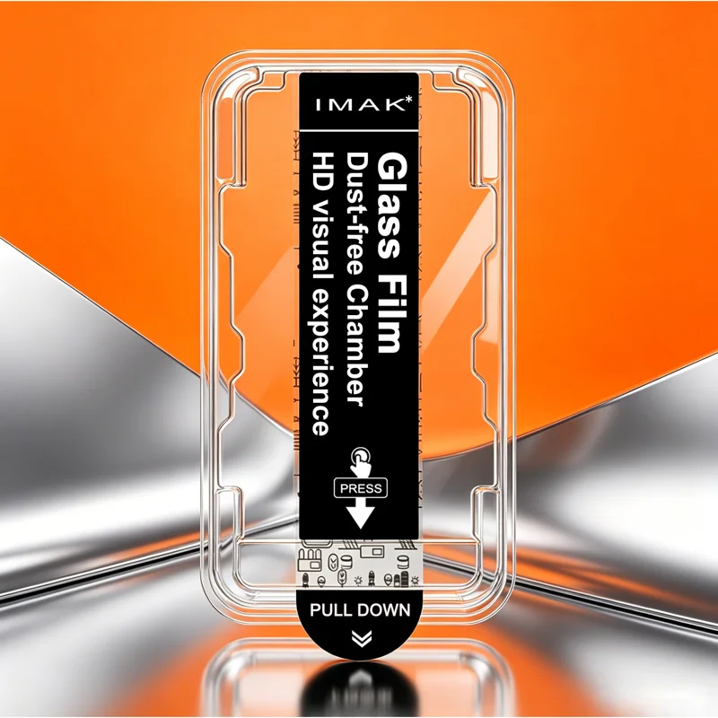 IMAK for iPhone 18 Pro H Series Tempered Glass Screen Protector Film with Dust-free Installation Tool - Transparent - 5