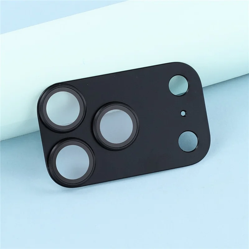 For iPhone 18 Pro Camera Lens Protector One-Piece AR + AF Tempered Glass Lens Film - Black