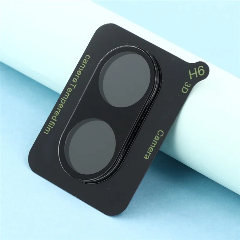 2Pcs for Xiaomi Redmi A7 4G Full Coverage Camera Lens Protector Silk Printing Tempered Glass Lens Film 3D Arc Edge - Black