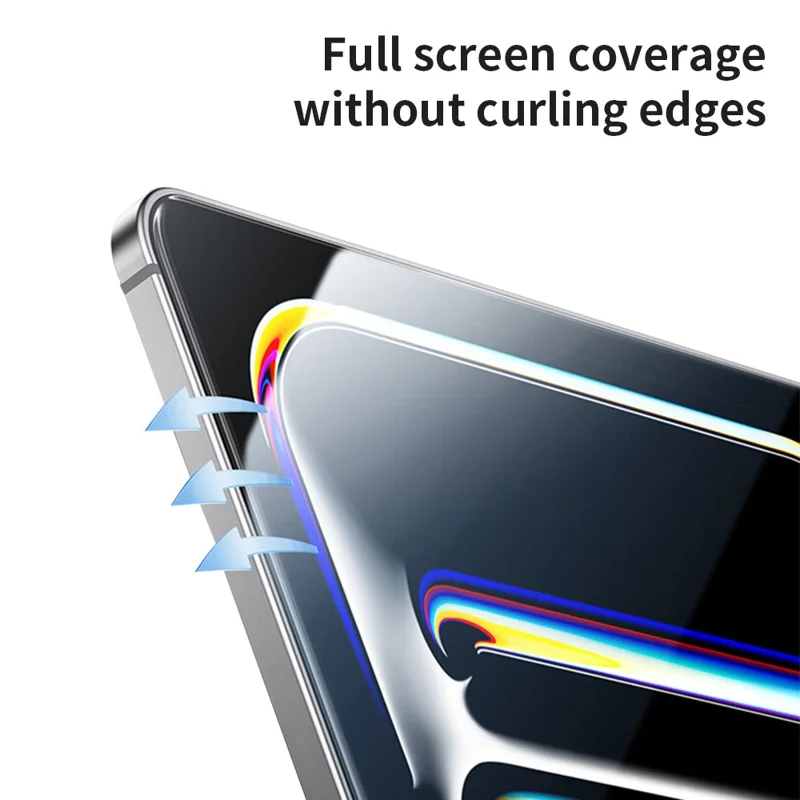 ZGA For iPad Pro 11 (2025) / (2024) Screen Protector High Aluminium-silicon Glass Full Coverage Anti-Scratch Screen Film - Transparent