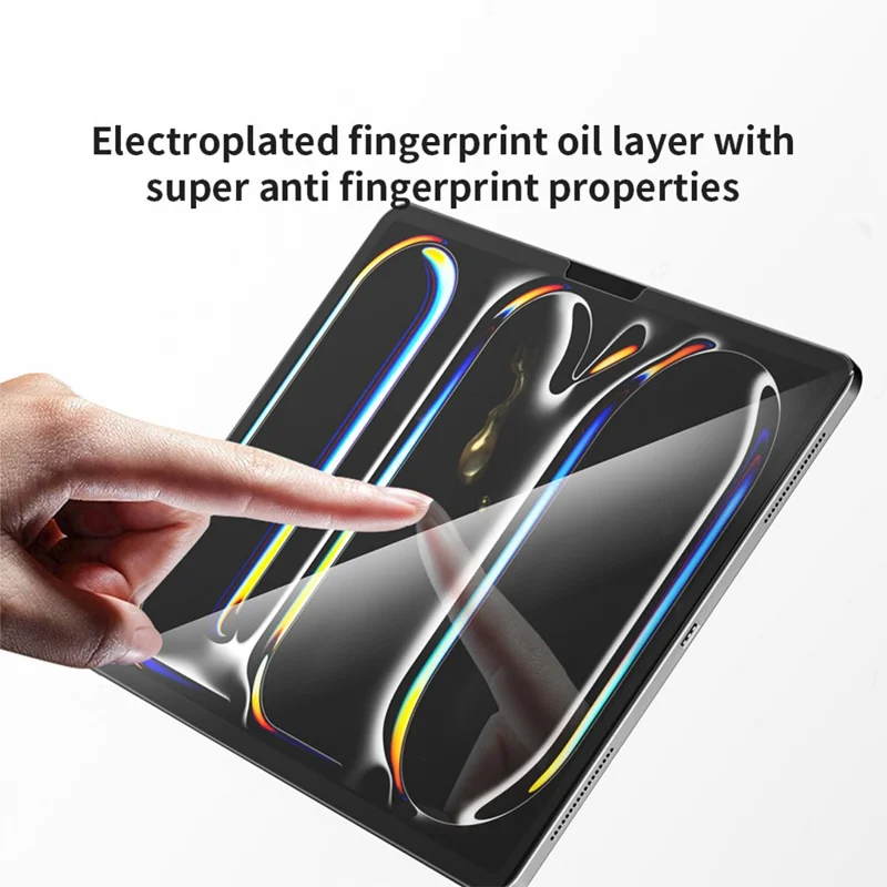 ZGA For iPad Pro 11 (2025) / (2024) Screen Protector High Aluminium-silicon Glass Full Coverage Anti-Scratch Screen Film - Transparent