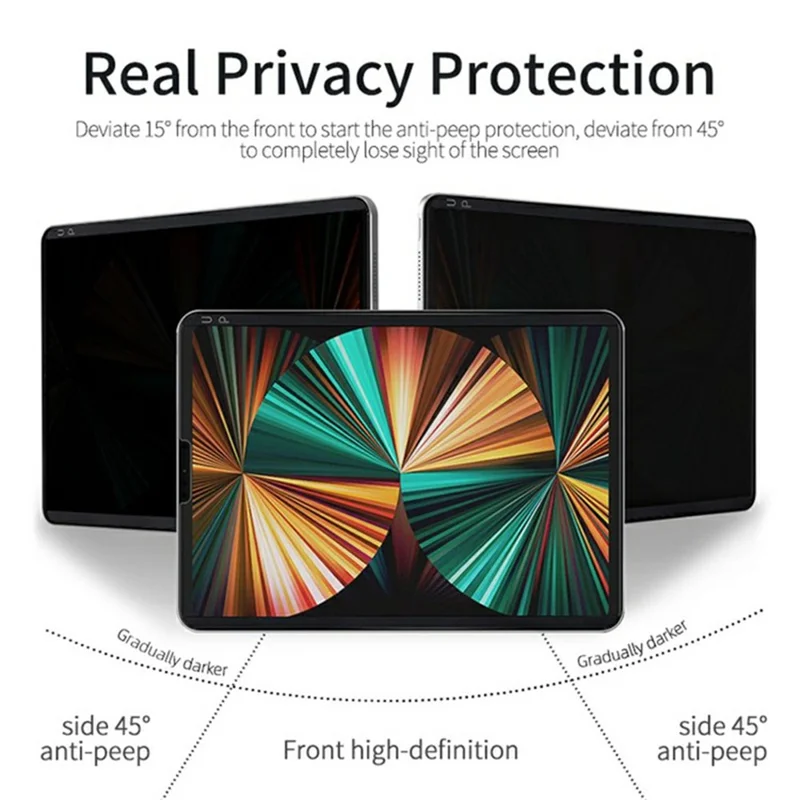 2Pcs Privacy Screen Protectors for Samsung Galaxy Z Fold8 , Inner + Front Anti-Peep PET Screen Film Set - Black