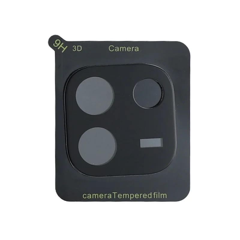 2Pcs for Xiaomi Redmi Note 17 Pro Max 5G Full Coverage Camera Lens Protector Silk Printing Tempered Glass Lens Film 3D Arc Edge - Black