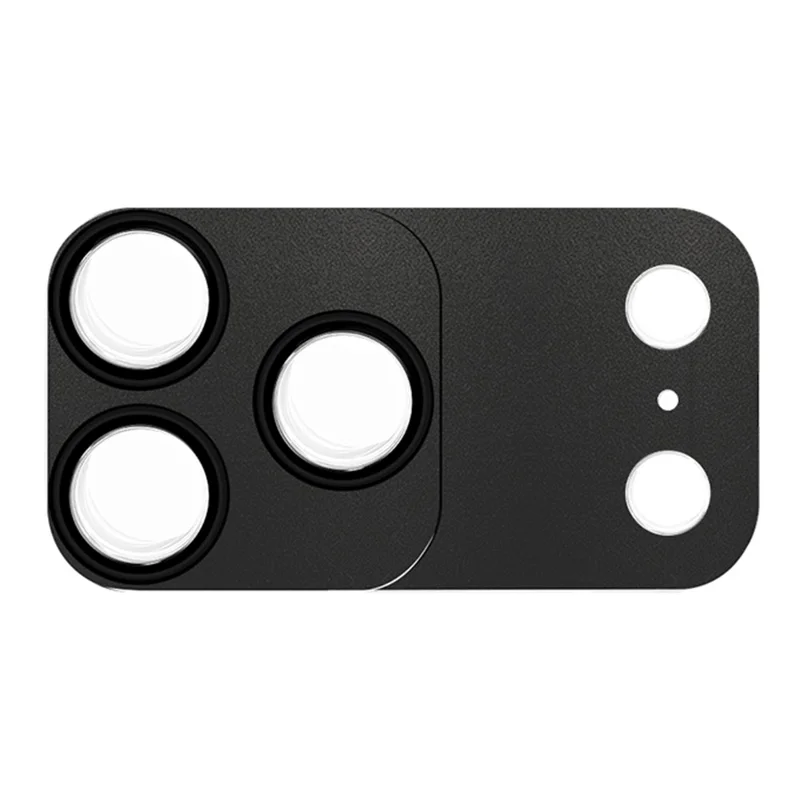 LEREACH for iPhone 18 Pro Max / 17 Pro Max Camera Lens Protector Magnetic High-Transparency Tempered Glass Lens Film - Matte Black