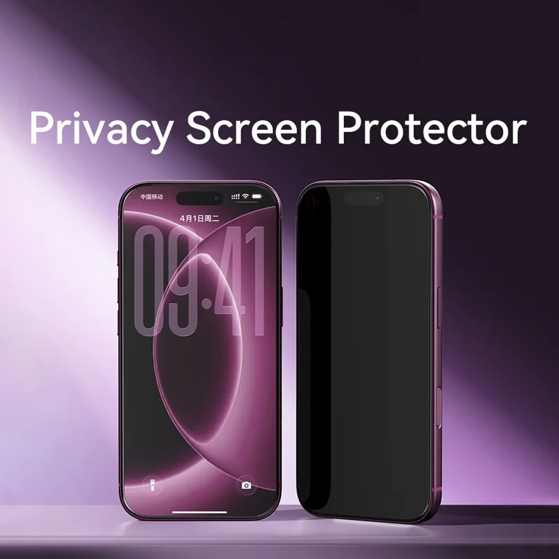 ROCK for iPhone 18 Pro Max Privacy Screen Protector 28° Anti-Peep High Aluminium-silicon Glass Full Coverage Anti-Scratch Film
