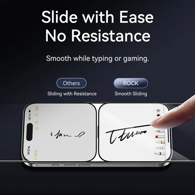 ROCK for iPhone 18 Pro Max Privacy Screen Protector 28° Anti-Peep High Aluminium-silicon Glass Full Coverage Anti-Scratch Film