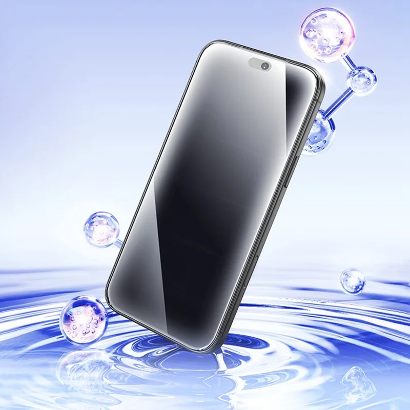 HOCO A888 Plus per iPhone 18 Pro Max Pellicola Protettiva per la Privacy Anti-Graffio in Vetro Temperato con Copertura Totale - Nero