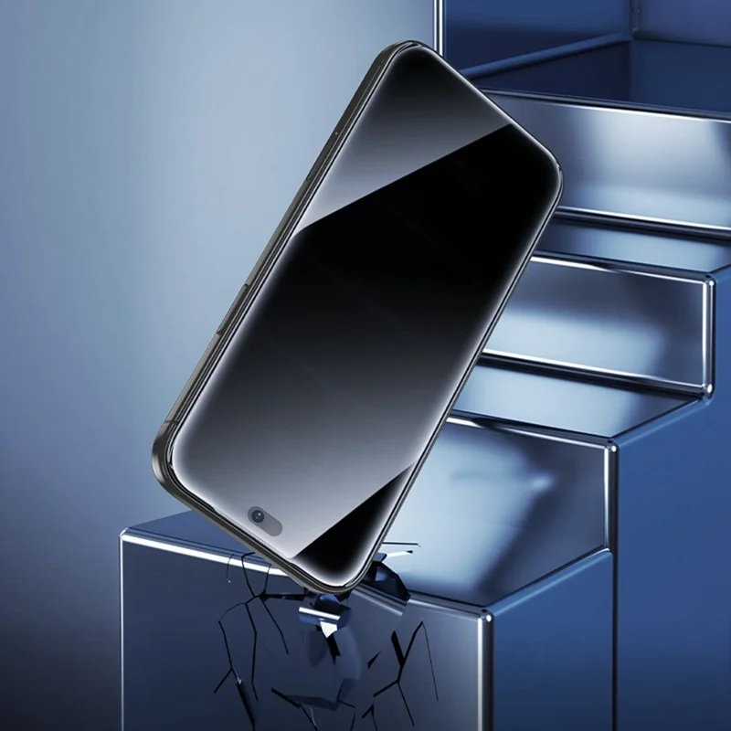 HOCO A888 Plus per iPhone 18 Pro Max Pellicola Protettiva per la Privacy Anti-Graffio in Vetro Temperato con Copertura Totale - Nero
