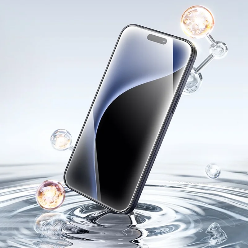 HOCO A888 Pro per iPhone 18 Pro / 17 Pro Protezione Schermo in Vetro Corning Gorilla Glass Copertura Totale HD Pellicola Protettiva - Nero
