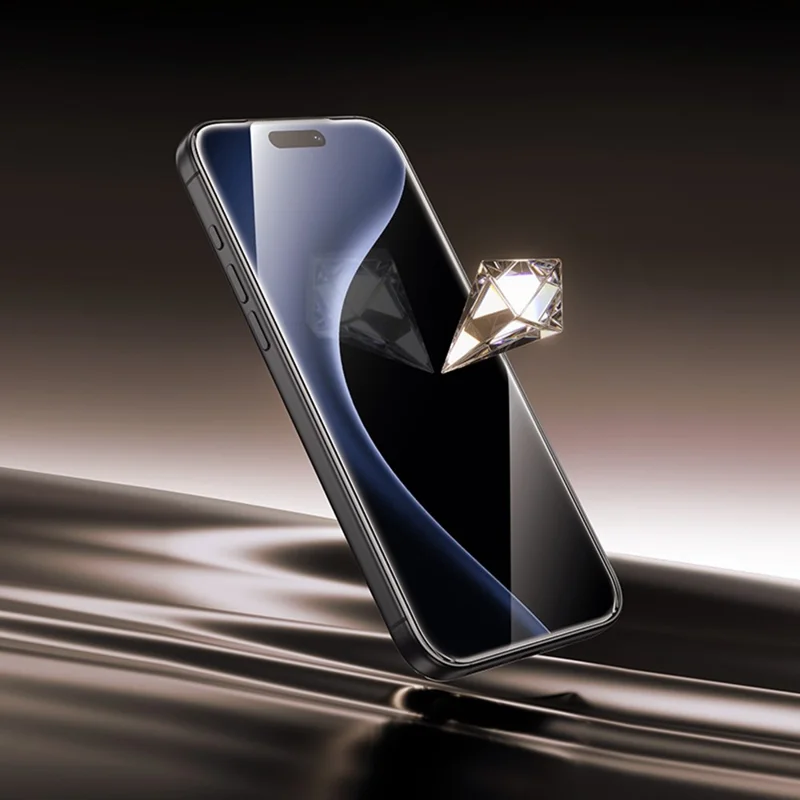 HOCO A888 Pro per iPhone 18 Pro / 17 Pro Protezione Schermo in Vetro Corning Gorilla Glass Copertura Totale HD Pellicola Protettiva - Nero