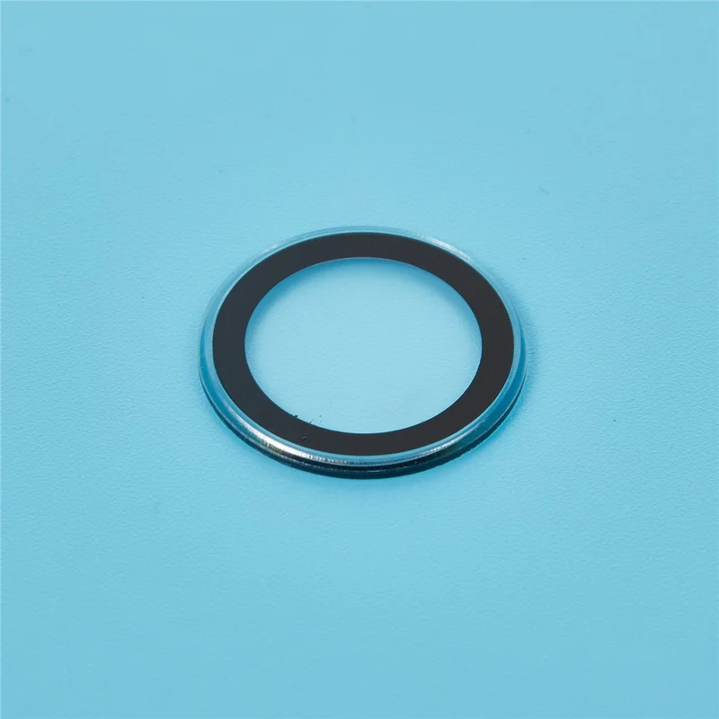 1 Set Protezione Obiettivo Fotocamera per iPhone 18 Pro / 18 Pro Max , Pellicola Obiettivo in Vetro Temperato Trasparente a Mezza Copertura - Argento