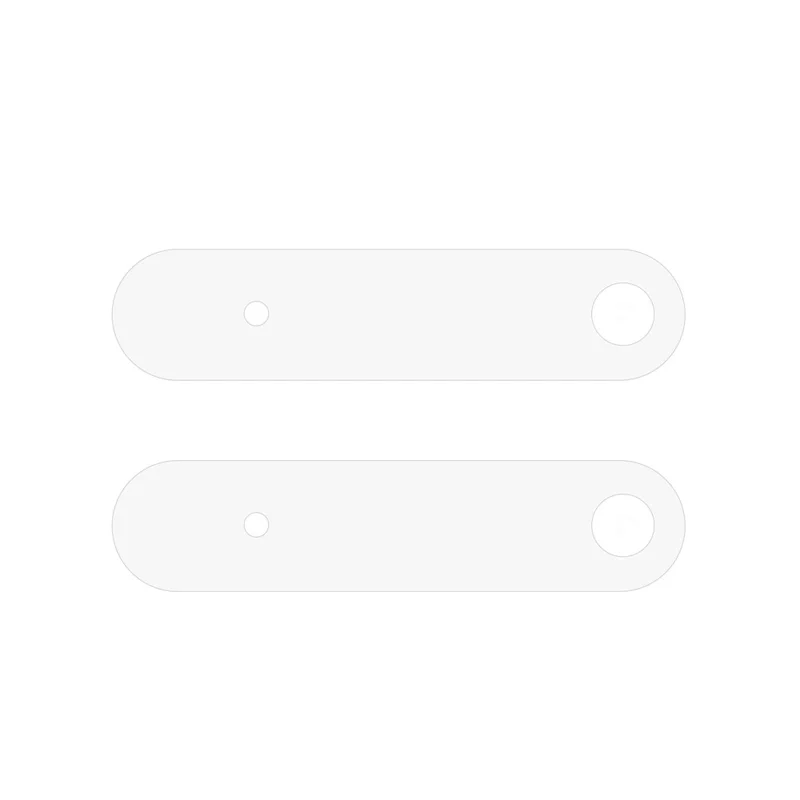 2PCS For Xiaomi 18 Fold Camera Lens Protector 2.5D Tempered Glass Lens Film - Transparent
