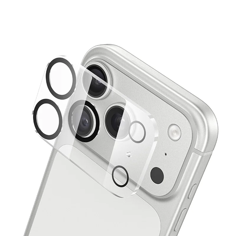 HOCO G13 25Pcs for iPhone 18 Pro Camera Lens Protector 3D Full Coverage Night Circle High Aluminium-silicon Glass Clear Film Set - Transparent