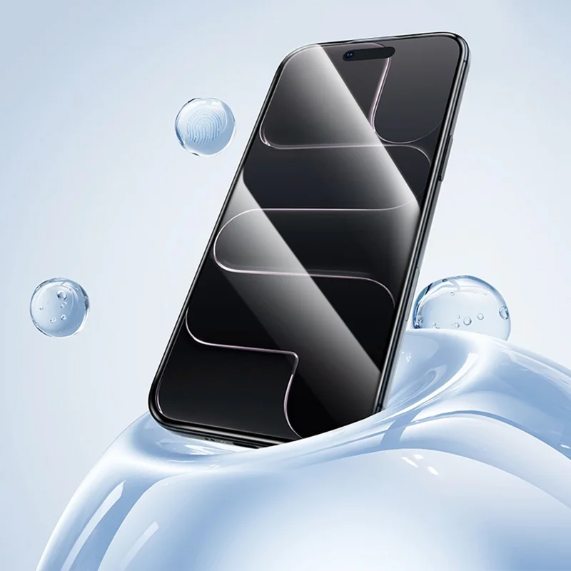 HOCO G14 10Pcs for iPhone Air Screen Protector 0.33mm High Aluminium-silicon Glass Full Coverage HD Film - Black