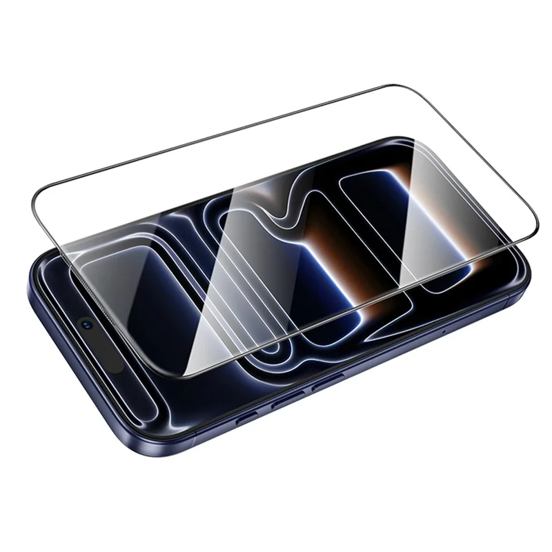 HOCO G14 10Pcs for iPhone 18 Pro Max / 17 Pro Max Screen Protector 0.33mm High Aluminium-silicon Glass Full Coverage HD Film - Black