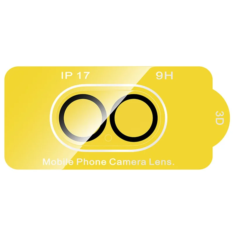 HOCO G13 25Pcs for iPhone 17 Camera Lens Protector 3D Full Coverage Night Circle High Aluminium-silicon Glass Clear Film Set - Transparent