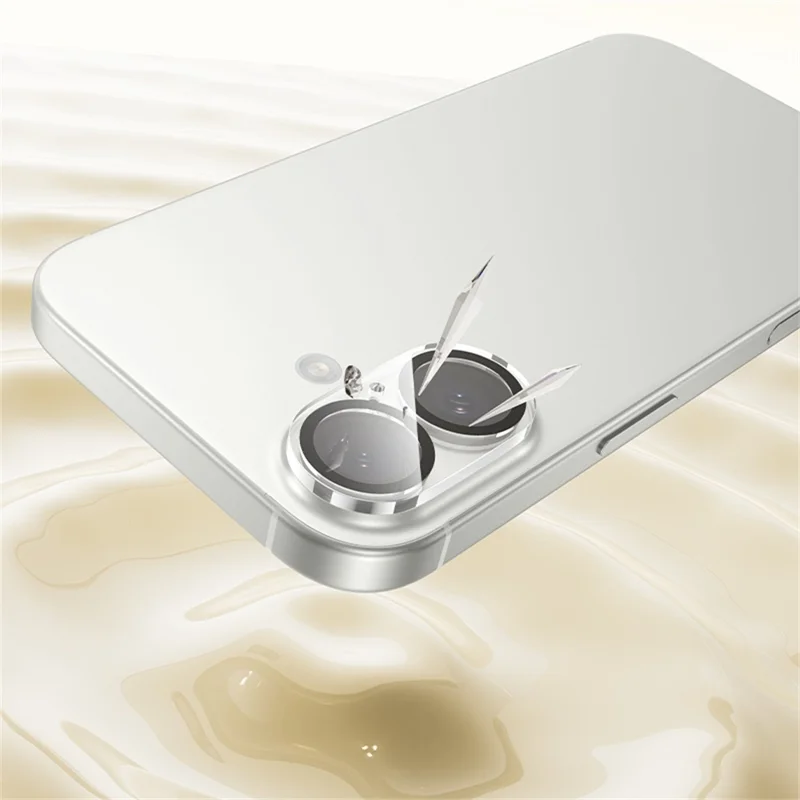 HOCO G13 25Pcs for iPhone 17 Camera Lens Protector 3D Full Coverage Night Circle High Aluminium-silicon Glass Clear Film Set - Transparent