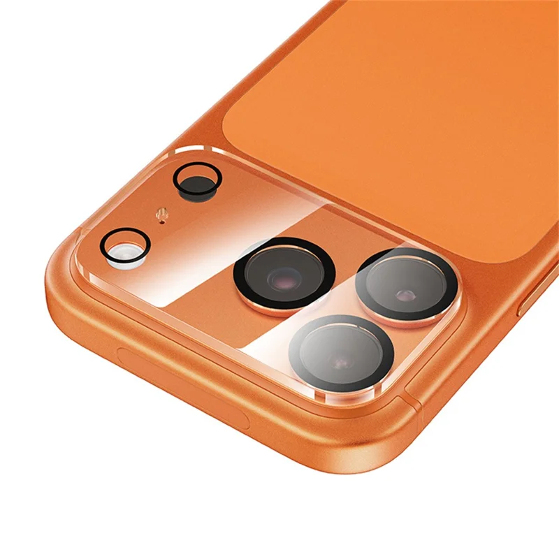 HOCO G13 25Pcs for iPhone 17 Pro Camera Lens Protector 3D Full Coverage Night Circle High Aluminium-silicon Glass Clear Film Set - Transparent