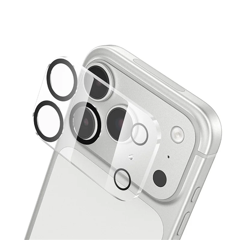 HOCO G13 25Pcs for iPhone 17 Pro Camera Lens Protector 3D Full Coverage Night Circle High Aluminium-silicon Glass Clear Film Set - Transparent