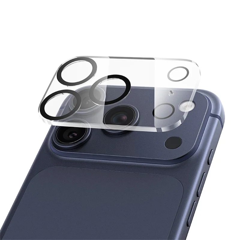 HOCO G13 25Pcs for iPhone 17 Pro Camera Lens Protector 3D Full Coverage Night Circle High Aluminium-silicon Glass Clear Film Set - Transparent