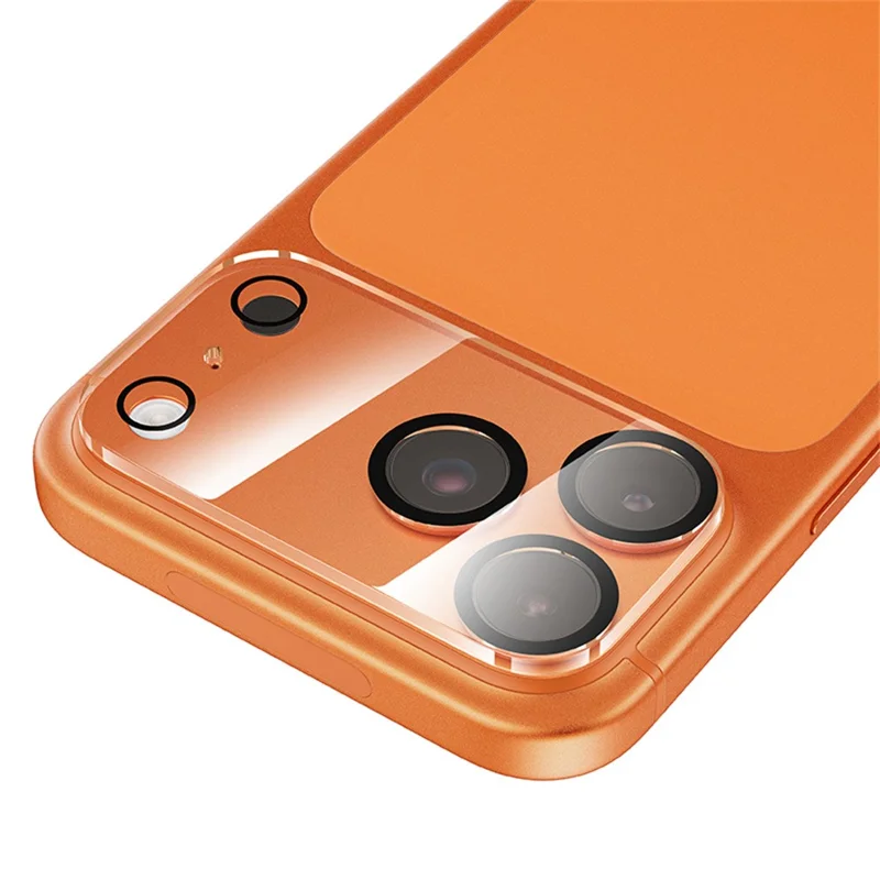 HOCO G13 25Pcs for iPhone 17 Pro Max Camera Lens Protector 3D Full Coverage Night Circle High Aluminium-silicon Glass Clear Film Set - Transparent