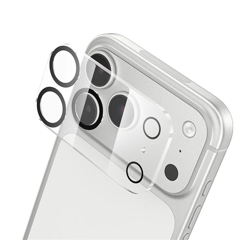 HOCO G13 25Pcs for iPhone 17 Pro Max Camera Lens Protector 3D Full Coverage Night Circle High Aluminium-silicon Glass Clear Film Set - Transparent