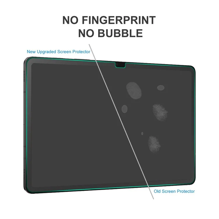 ENKAY HAT PRINCE 2 Защитных стекла для экрана Samsung Galaxy Tab S9+ / S8+ / S7 FE 0,33 мм 9H 2,5D Взрывозащищенный экранный протектор 