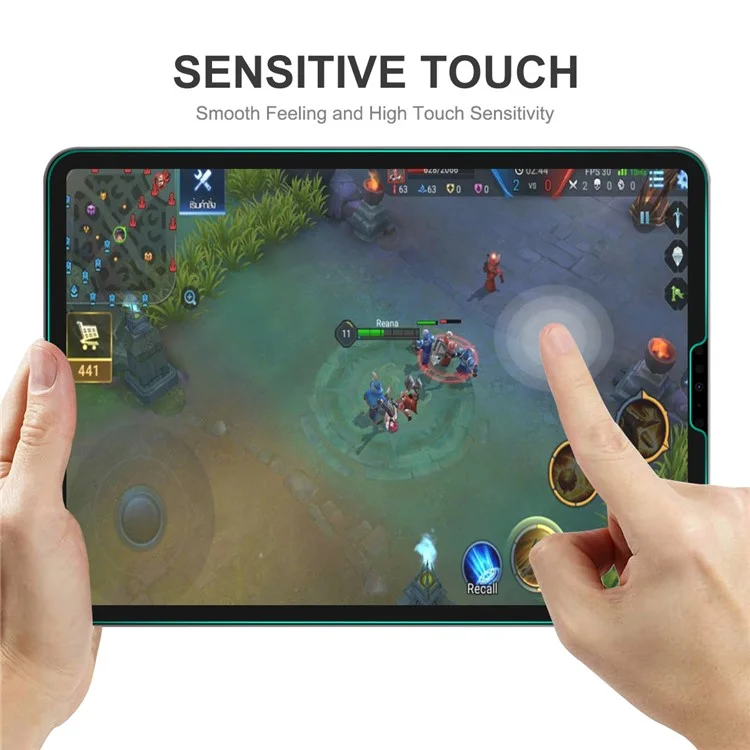 ENKAY HAT PRINCE 2Pcs für iPad Pro 12.9 (2022) / (2021) / (2020 / (2018) Bildschirmschutz HD Clear 0.33mm 9H 2.5D Arc Edge Gehärtetes Glas-Folie