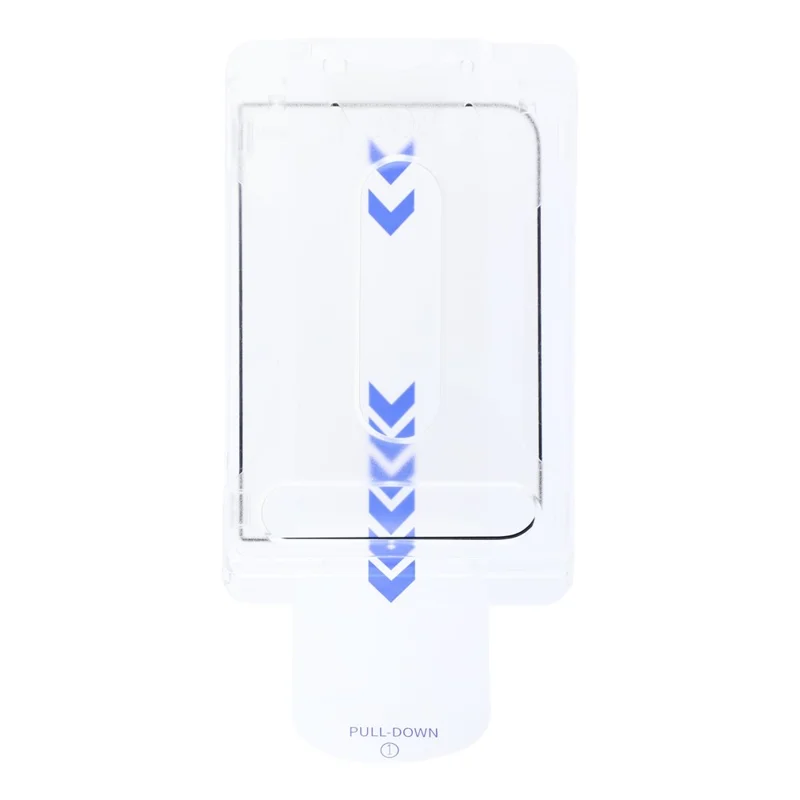 For iPhone Duo Screen Protector High Aluminium-silicon Glass Electroplated Silk Screen Full Screen Coverage Dust-Free Installation Kit - Transparent