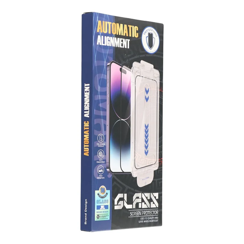 For iPhone Duo Screen Protector High Aluminium-silicon Glass Electroplated Silk Screen Full Screen Coverage Dust-Free Installation Kit - Transparent